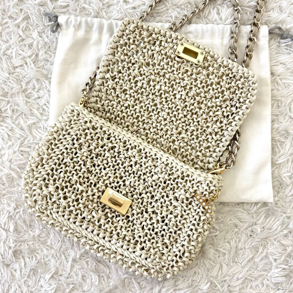 美品】ANTEPRIMA ルケット ショルダーバッグ 3way ターンロック 美品】ANTEPRIMA ルケット ショルダーバッグ 3way ターンロック