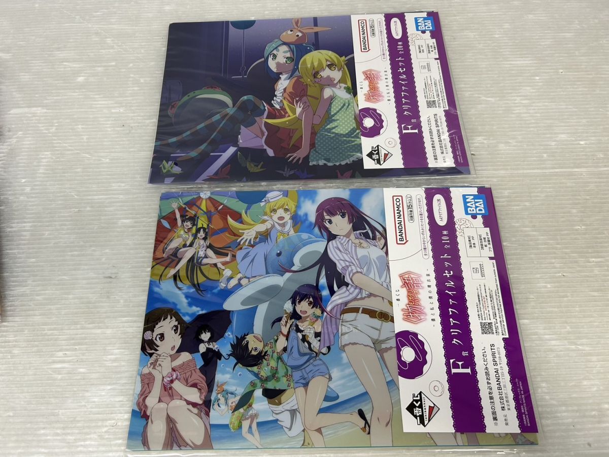 HS883-240927-054[ unopened ] most lot monogatari series .. I ... . costume summarize figure file illustration board other 