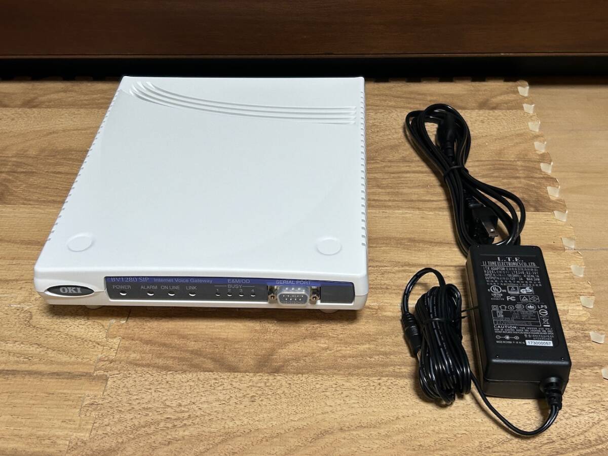 ☆FK003【中古現状品】 IPテレフォニー OKI BV1280-SIP-OD 0407 ☆FK003【中古現状品】 IPテレフォニー OKI BV1280-SIP-OD 0407
