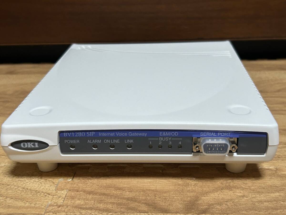 ☆FK003【中古現状品】 IPテレフォニー OKI BV1280-SIP-OD 0407 ☆FK003【中古現状品】 IPテレフォニー OKI BV1280-SIP-OD 0407