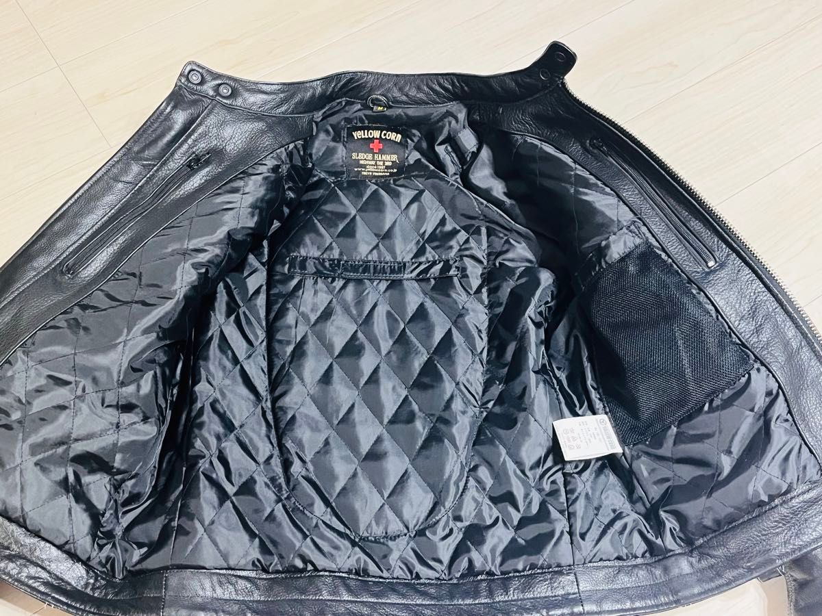 極美品】イエローコーン 牛革レザージャケット ハイウェイ 極美品】イエローコーン 牛革レザージャケット ハイウェイ