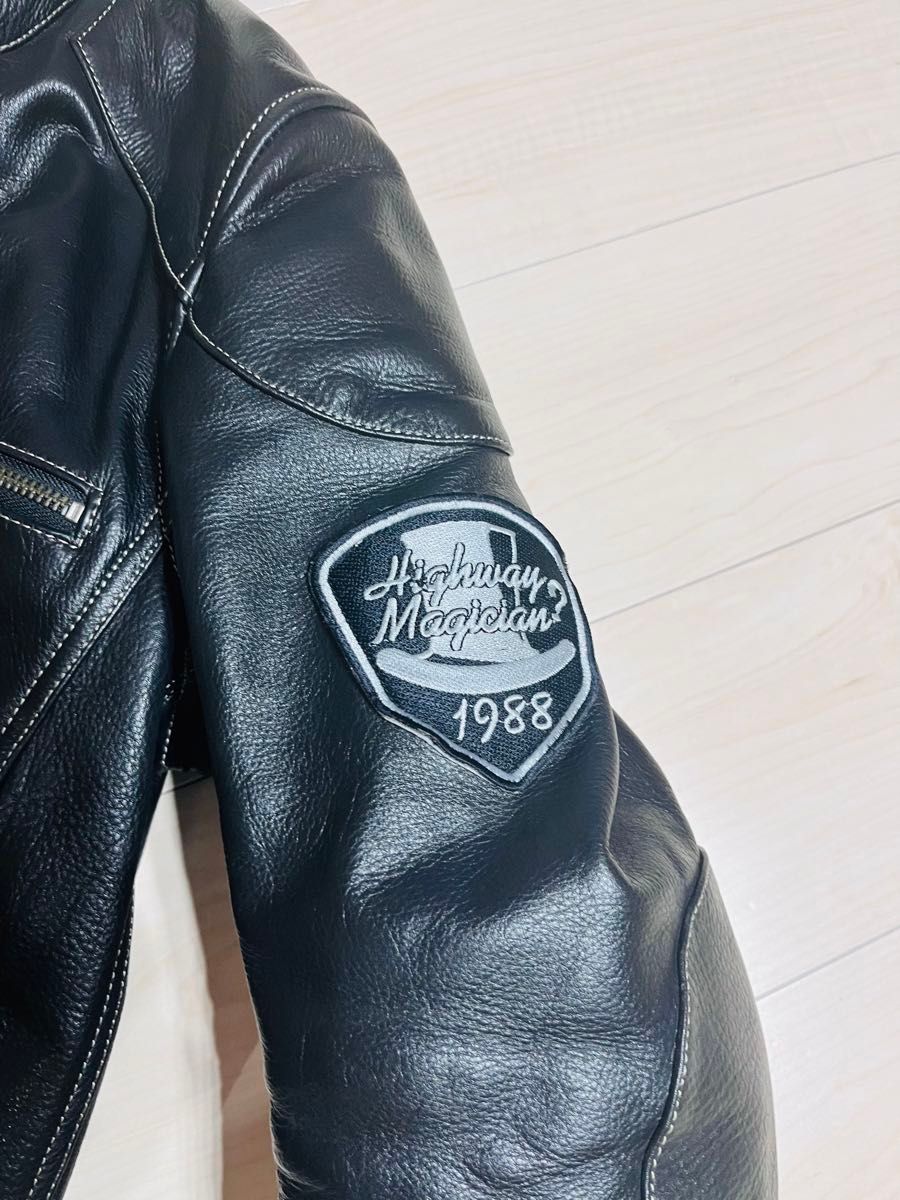 極美品】イエローコーン 牛革レザージャケット ハイウェイ 極美品】イエローコーン 牛革レザージャケット ハイウェイ