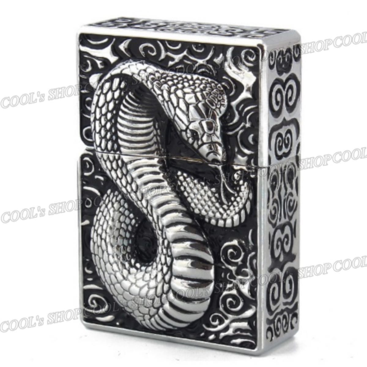 好きに フルメタルジャケット コブラ オイルライター 蛇 zippo ZORRO オイルライター