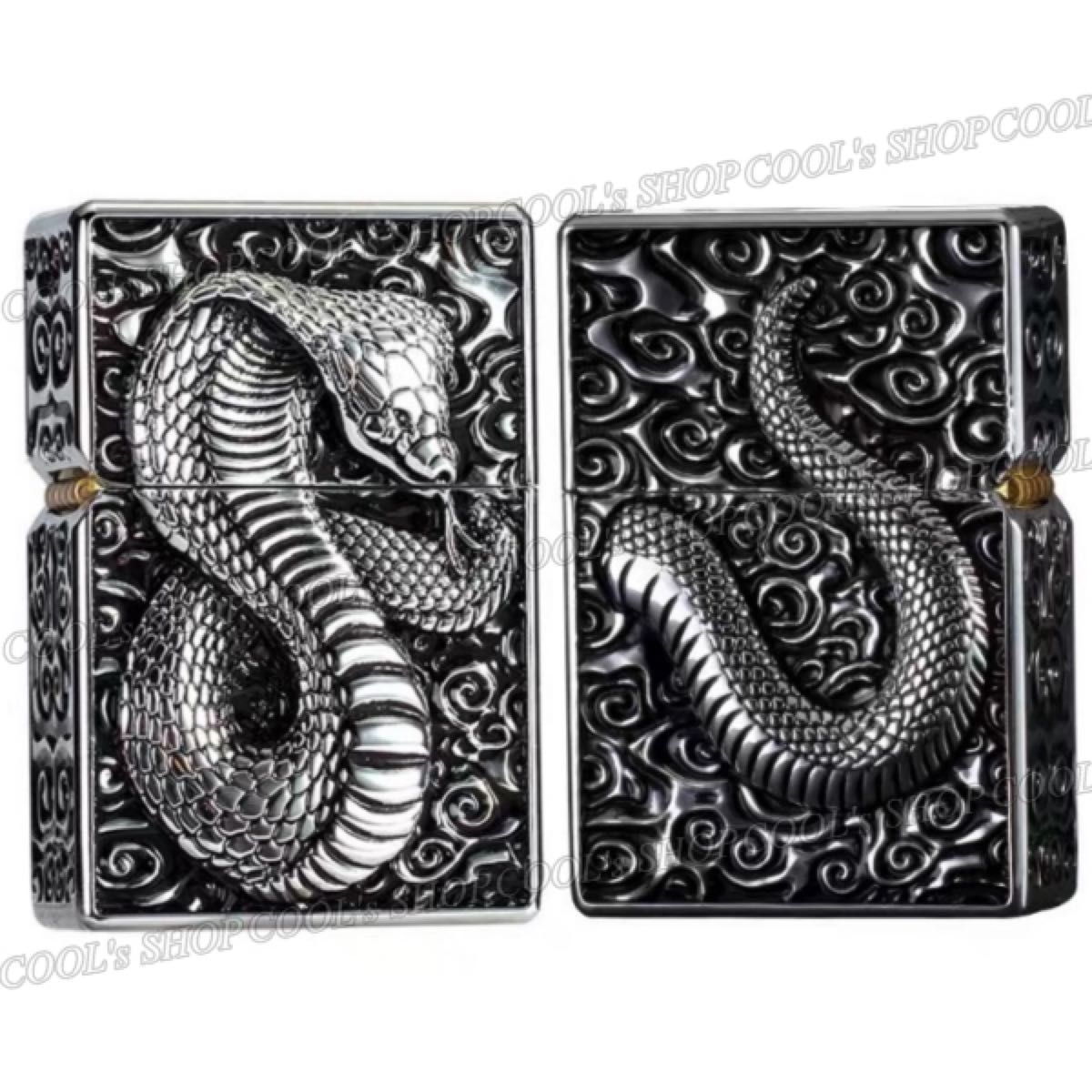 オープンセール 福袋 フルメタルジャケット コブラ オイルライター 蛇 zippo ZORRO オイルライター