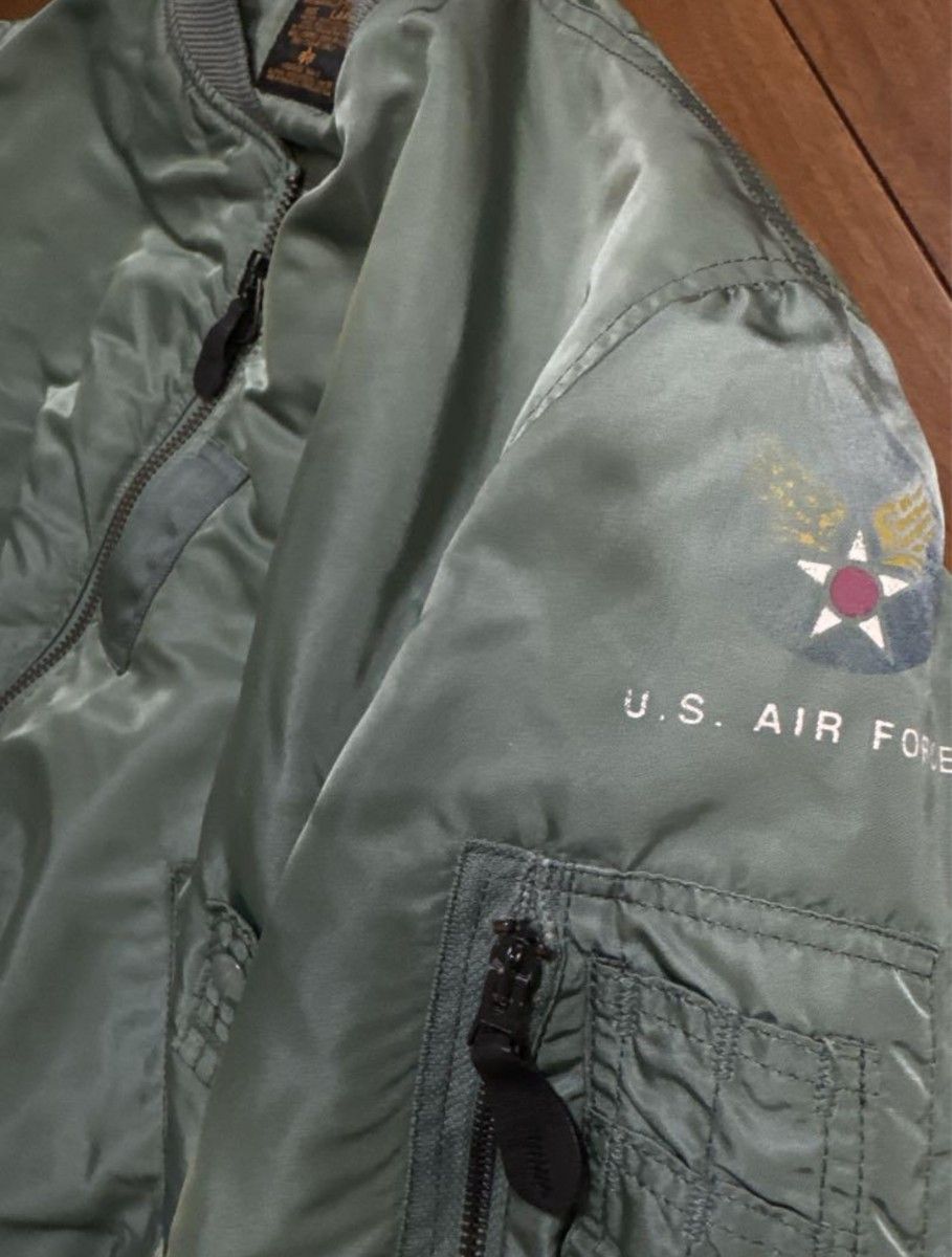 USED極上 希少50s ヴィンテージ復刻 USA製 アルファ MA-1【L USED極上 希少50s ヴィンテージ復刻 USA製 アルファ MA-1【L