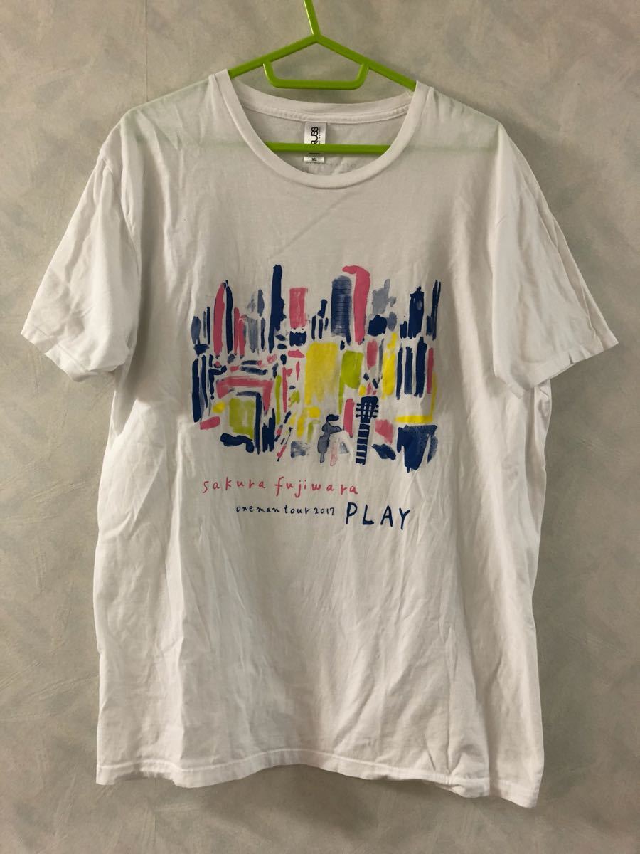 藤原さくら one man tour 2017 PLAY Tシャツ サイズXL_画像1