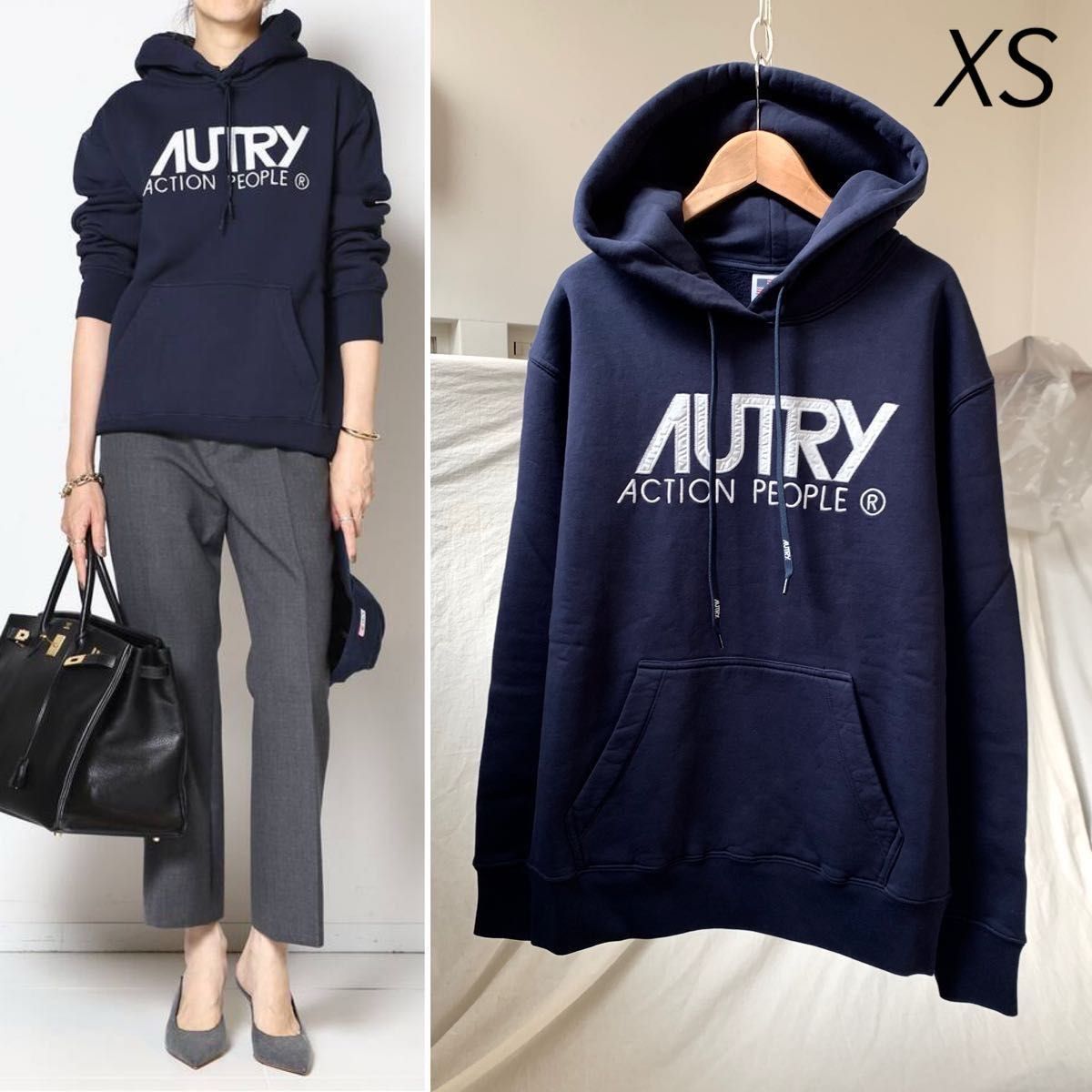 XS 新品 AUTRY オートリー スウェット フーディー レディース XS 新品 AUTRY オートリー スウェット フーディー レディース