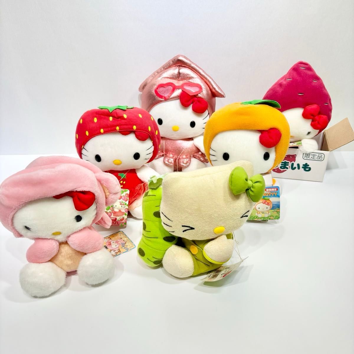 限定値下げ 希少 タグ付き ご当地キティ ぬいぐるみ 6体セット 限定値下げ 希少 タグ付き ご当地キティ ぬいぐるみ 6体セット