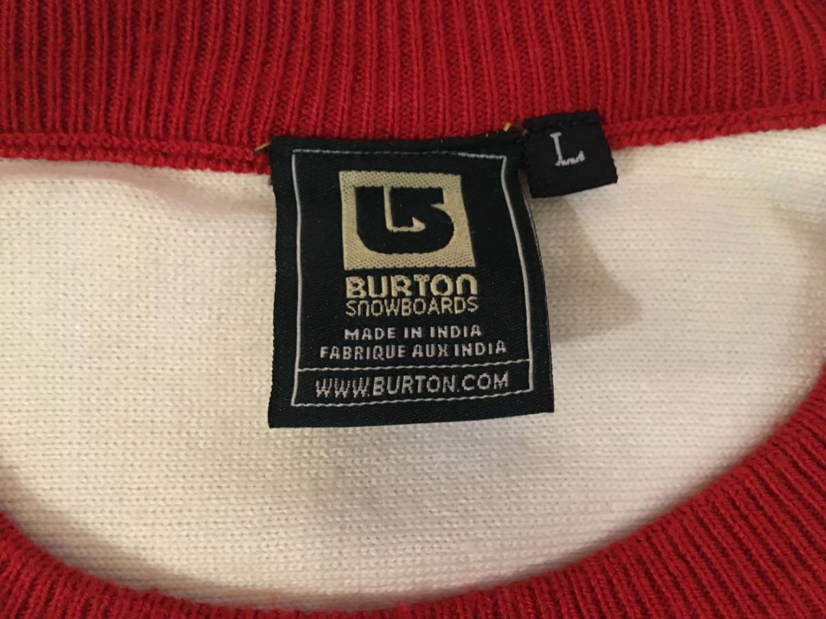 BURTON SWEATER USED バートン セーター ニット_画像3