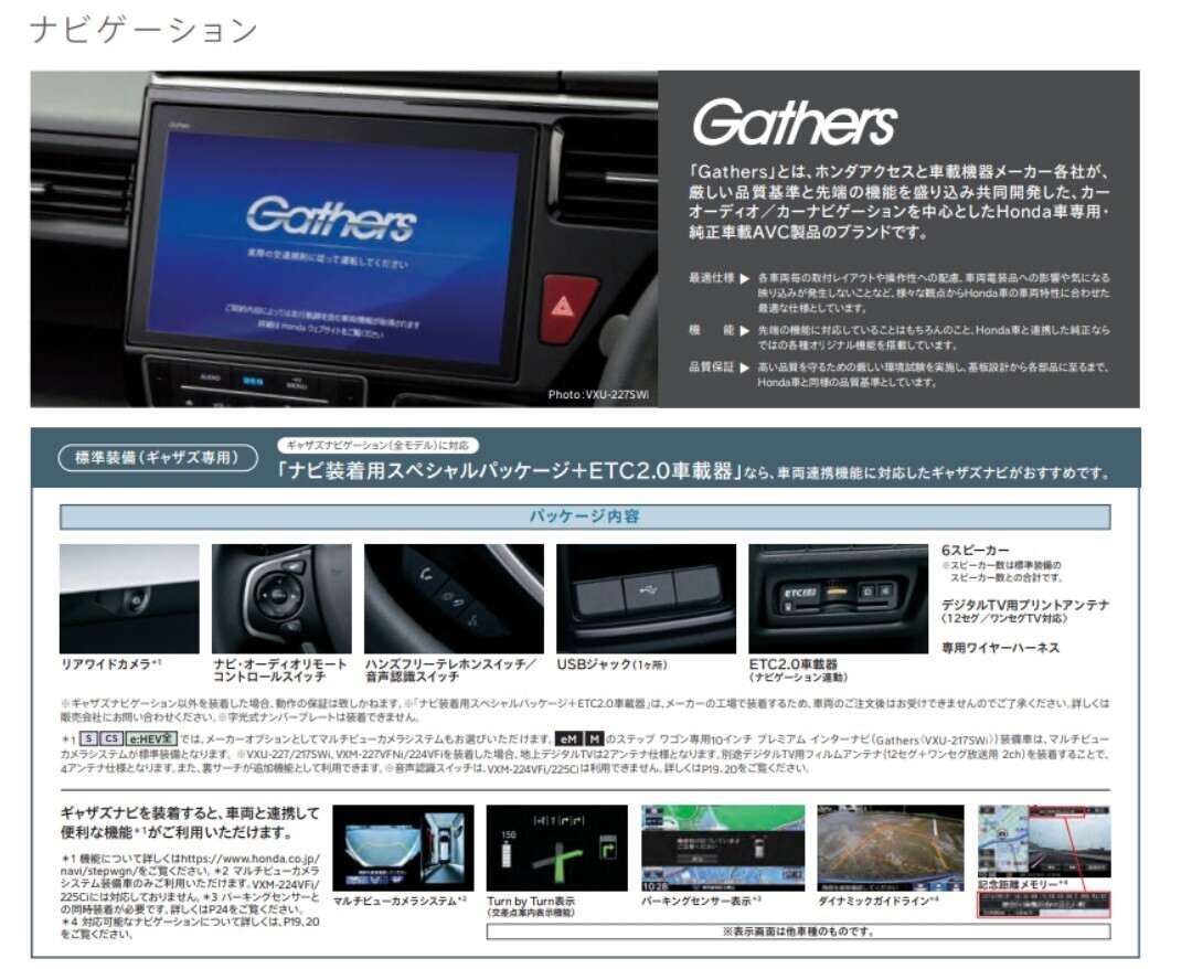 ホンダ純正 VXU-227SWi 10インチ インターナビ Gathers RP ホンダ純正 VXU-227SWi 10インチ インターナビ Gathers RP