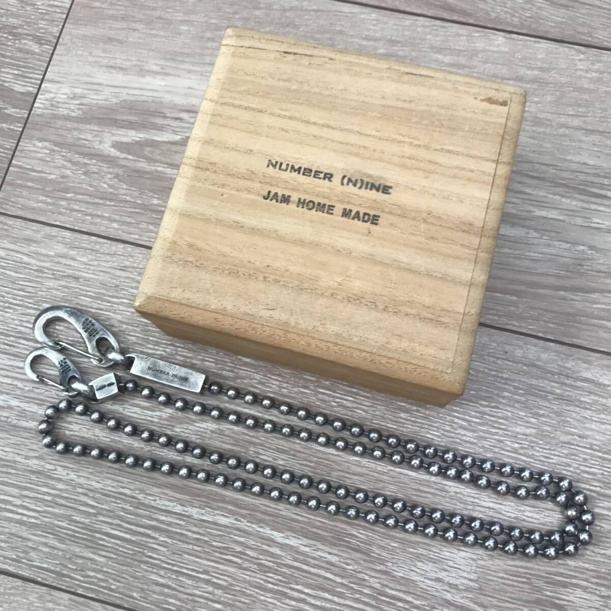 シルバー製】ナンバーナイン × Jam Home 見合わ Made ウォレット シルバー製】ナンバーナイン × Jam Home 見合わ Made ウォレット