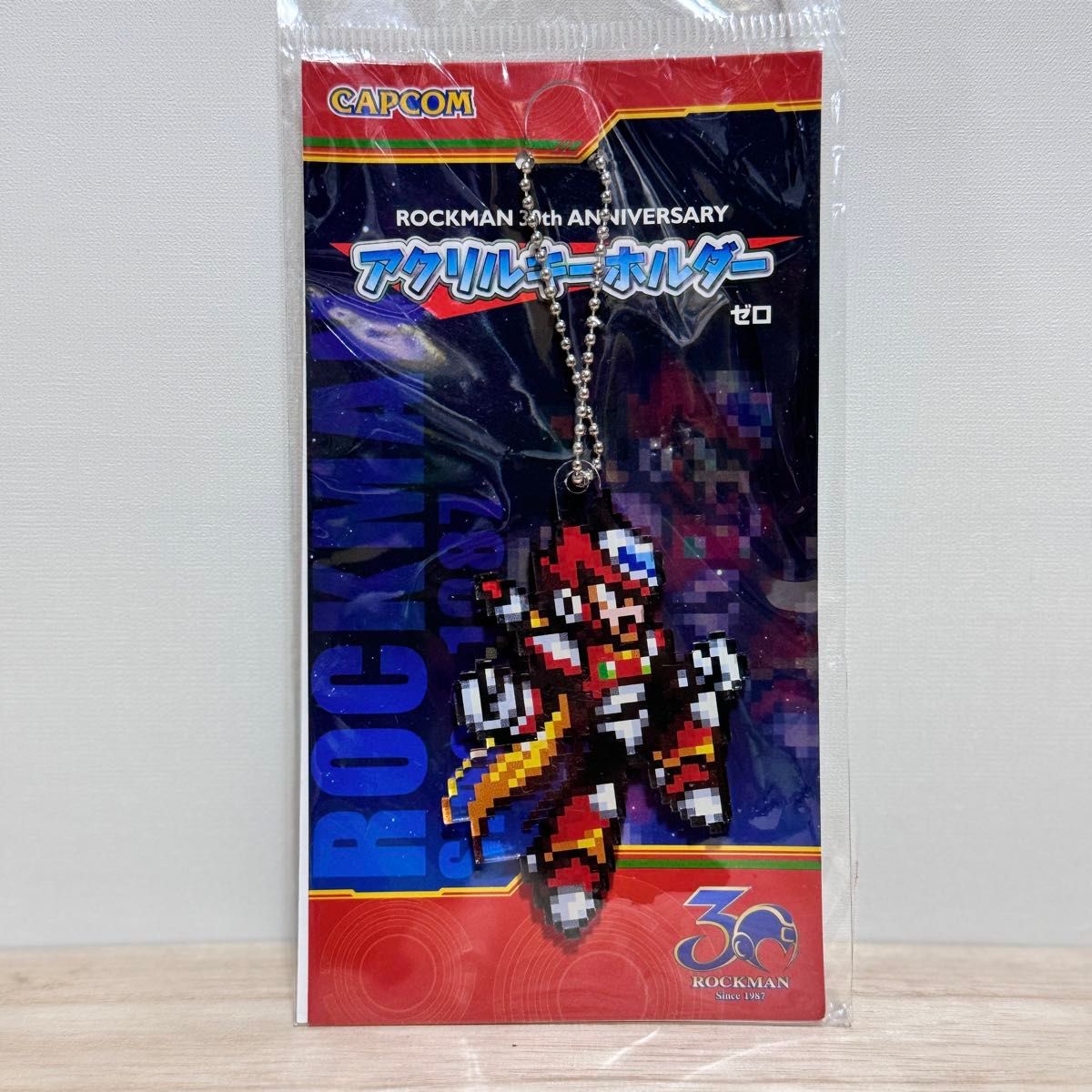 新品未使用】 ロックマン30周年 アクリルキーホルダー 新品未使用】 ロックマン30周年 アクリルキーホルダー