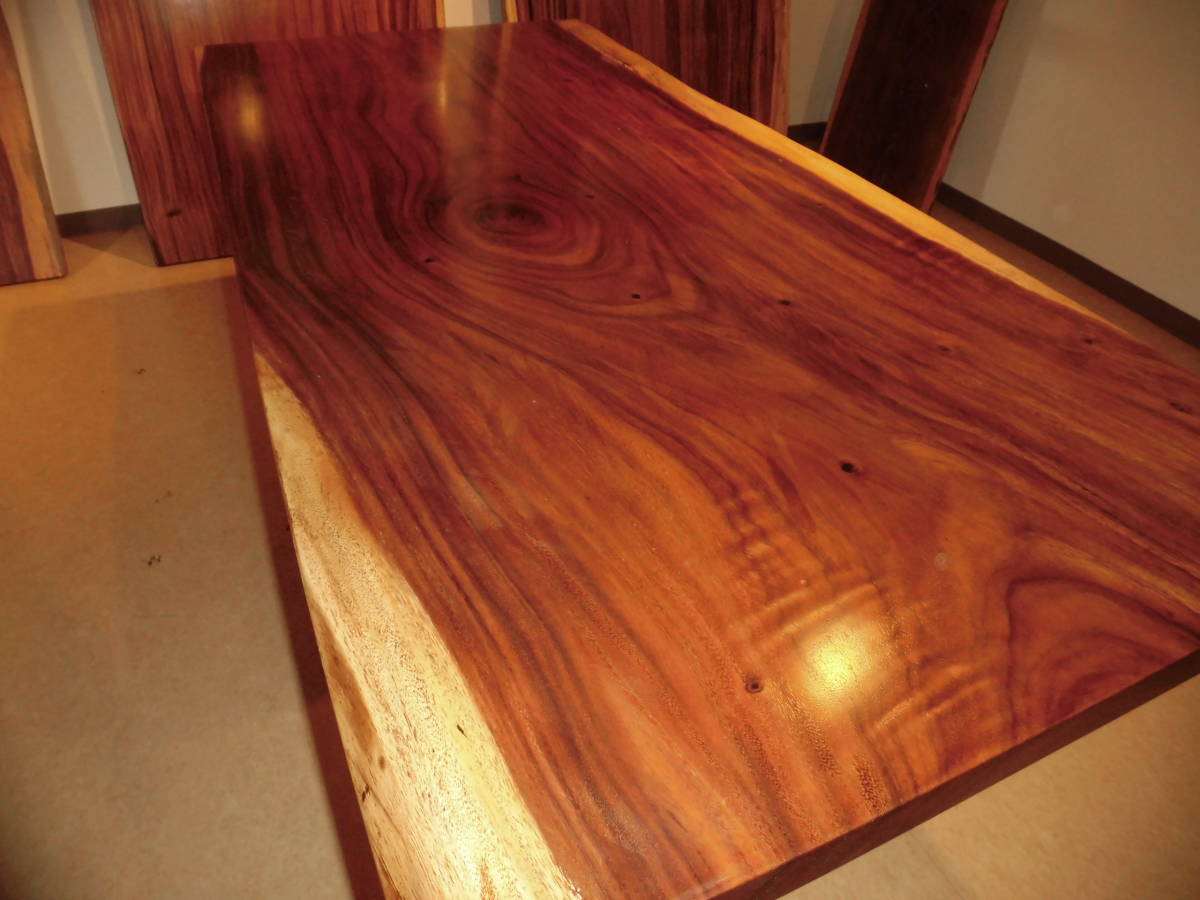 Aー051■　ジャトバ　　モンキーポッド　テーブル　板　　ローテーブル 　ダイニング　 カウンター　 座卓 天板 　無垢　一枚板