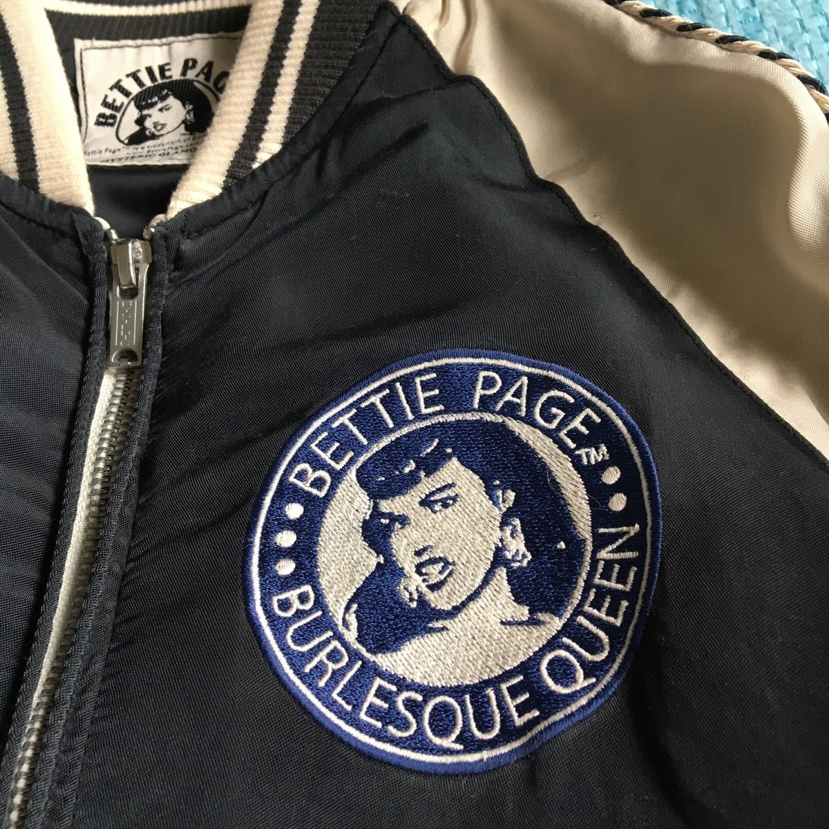hysteric glamour ヒステリックグラマー Bettie Page スカジャン hysteric glamour ヒステリックグラマー Bettie Page スカジャン
