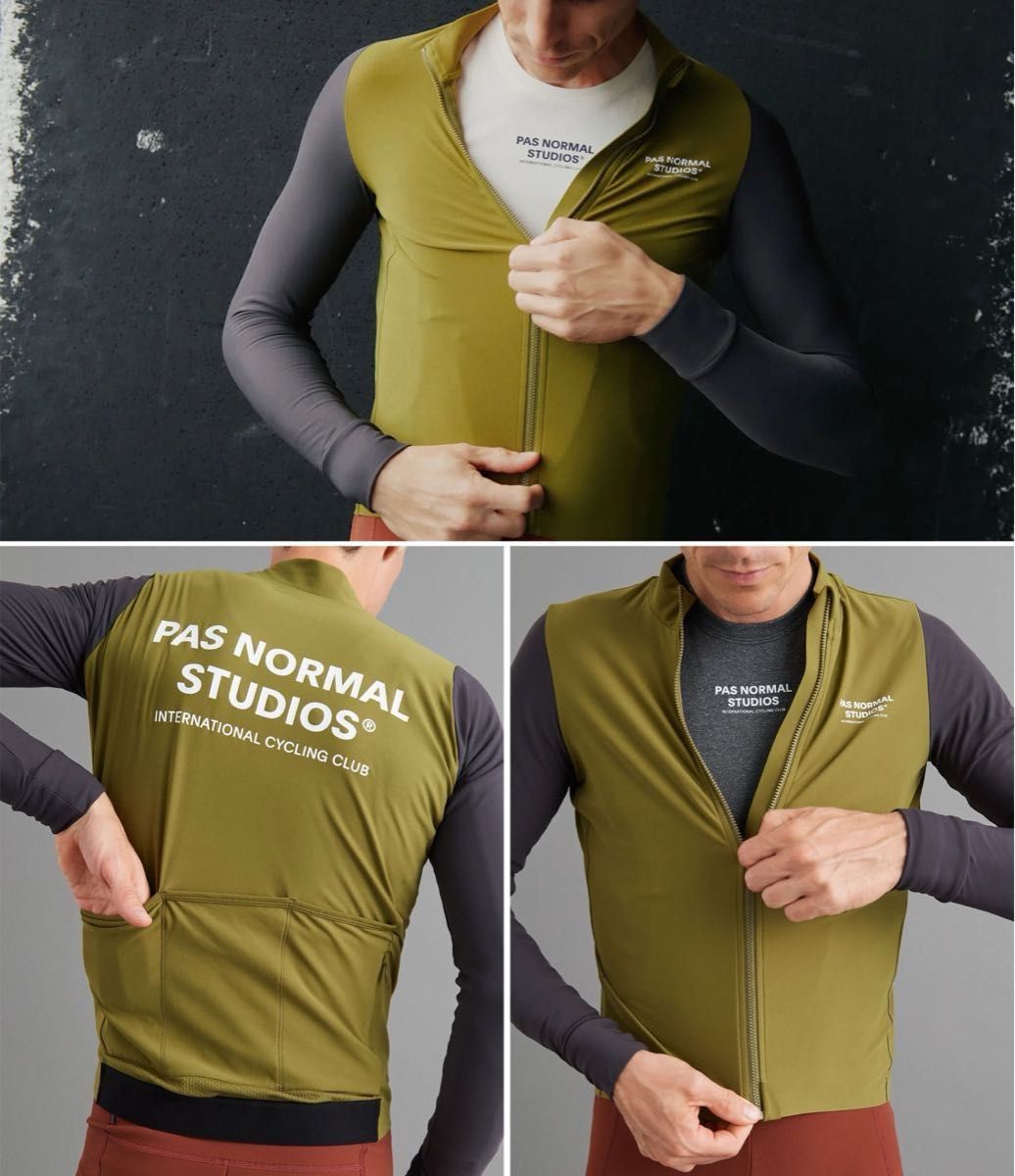 新品 パスノーマルスタジオ メカニズム ロングスリーブ ジャージ XLサイズ カーキ Rapha 新品 パスノーマルスタジオ メカニズム ロングスリーブ ジャージ XLサイズ カーキ Rapha