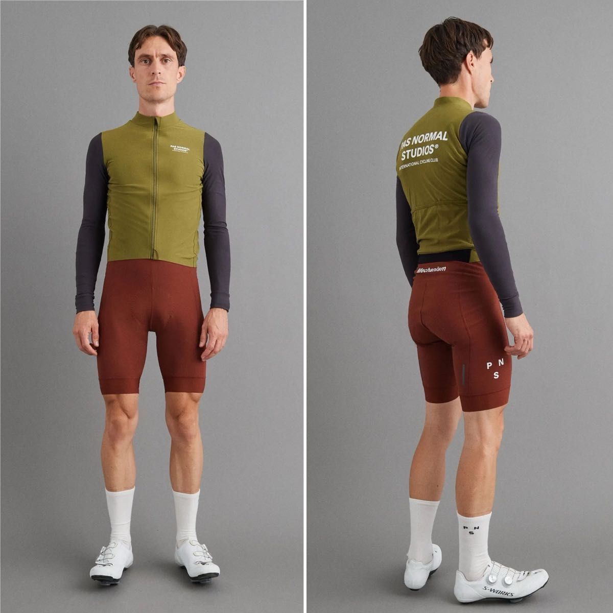 新品 パスノーマルスタジオ メカニズム ロングスリーブ ジャージ XLサイズ カーキ Rapha 新品 パスノーマルスタジオ メカニズム ロングスリーブ ジャージ XLサイズ カーキ Rapha