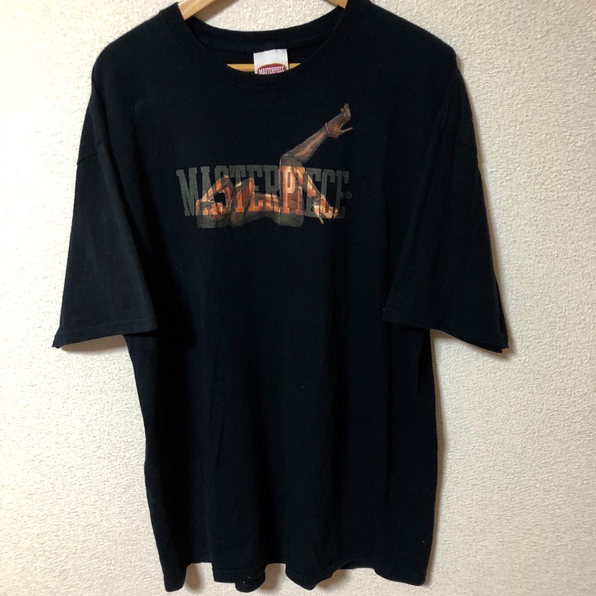 希少 90sヴィンテージ MASTERPIECE Tシャツ ギャル エロ ヌード kiks tyo グラビア バンド ストリートブランド バッグ バンド 映画_画像3