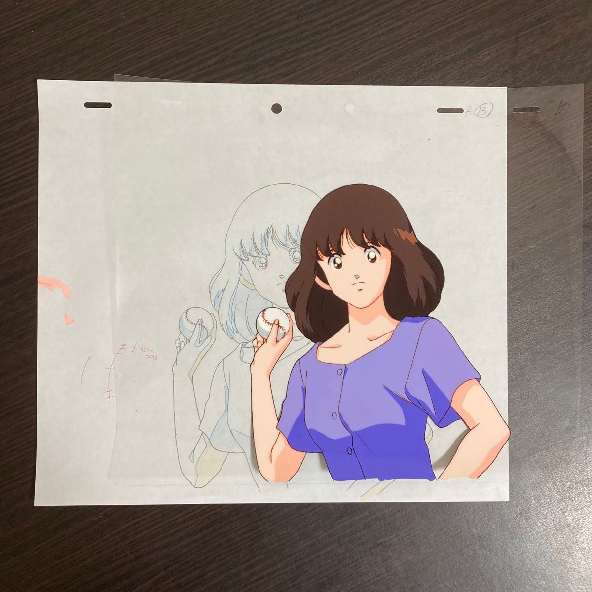 真作】タッチ「浅倉南」セル画 あだち充 ヒロイン 甲子園 アニメ 真作】タッチ「浅倉南」セル画 あだち充 ヒロイン 甲子園 アニメ