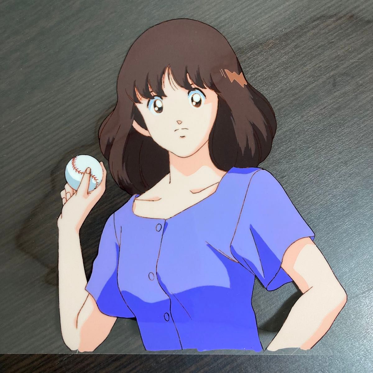 真作】タッチ「浅倉南」セル画 あだち充 ヒロイン 甲子園 アニメ 真作】タッチ「浅倉南」セル画 あだち充 ヒロイン 甲子園 アニメ