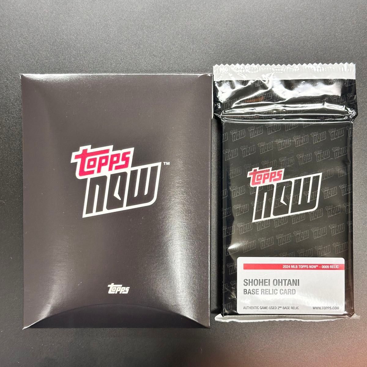 完全新品未開封 Topps Now 大谷翔平 ベース レリック カード 完全新品未開封 Topps Now 大谷翔平 ベース レリック カード