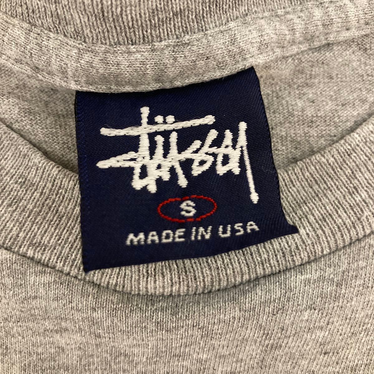 希少 90s old stussy ロンT 紺タグ USA製 デカプリント 希少 90s old stussy ロンT 紺タグ USA製 デカプリント