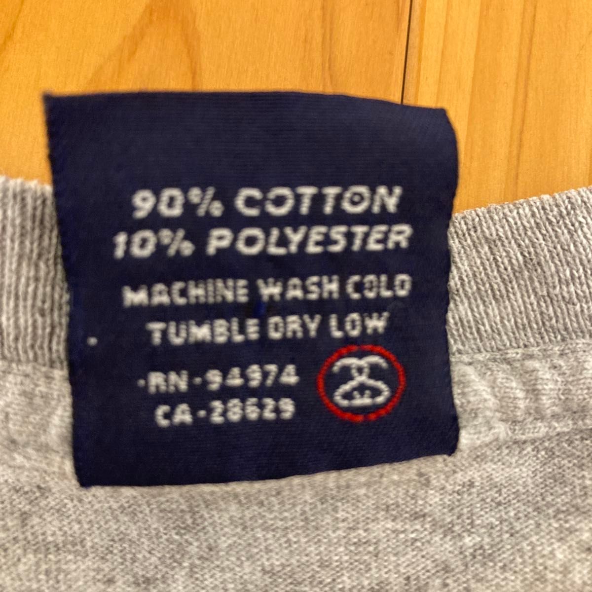 希少 90s old stussy ロンT 紺タグ USA製 デカプリント 希少 90s old stussy ロンT 紺タグ USA製 デカプリント