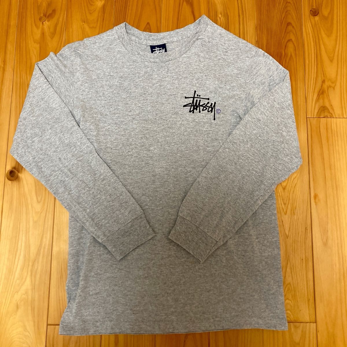 希少 90s old stussy ロンT 紺タグ USA製 デカプリント 希少 90s old stussy ロンT 紺タグ USA製 デカプリント