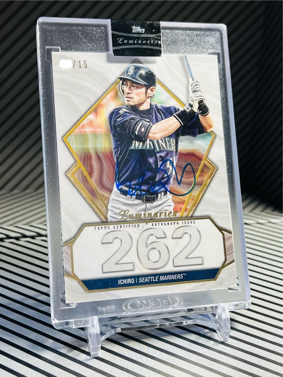 イチロー直筆 シーズン262安打 記念カード Topps Luminaries イチロー直筆 シーズン262安打 記念カード Topps Luminaries