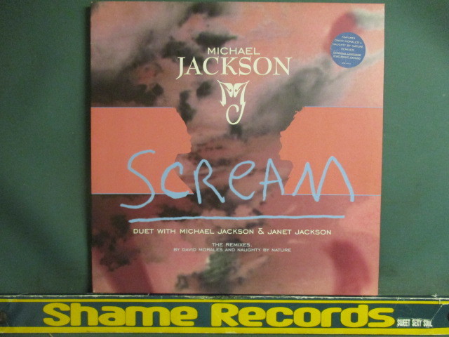 Michael Jackson ： Scream 12'' // Naughty Pretty-Pella( Naughty By Nature Remix ) / Pressurized Dub Pt. 1 / 5点で送料無料_画像1