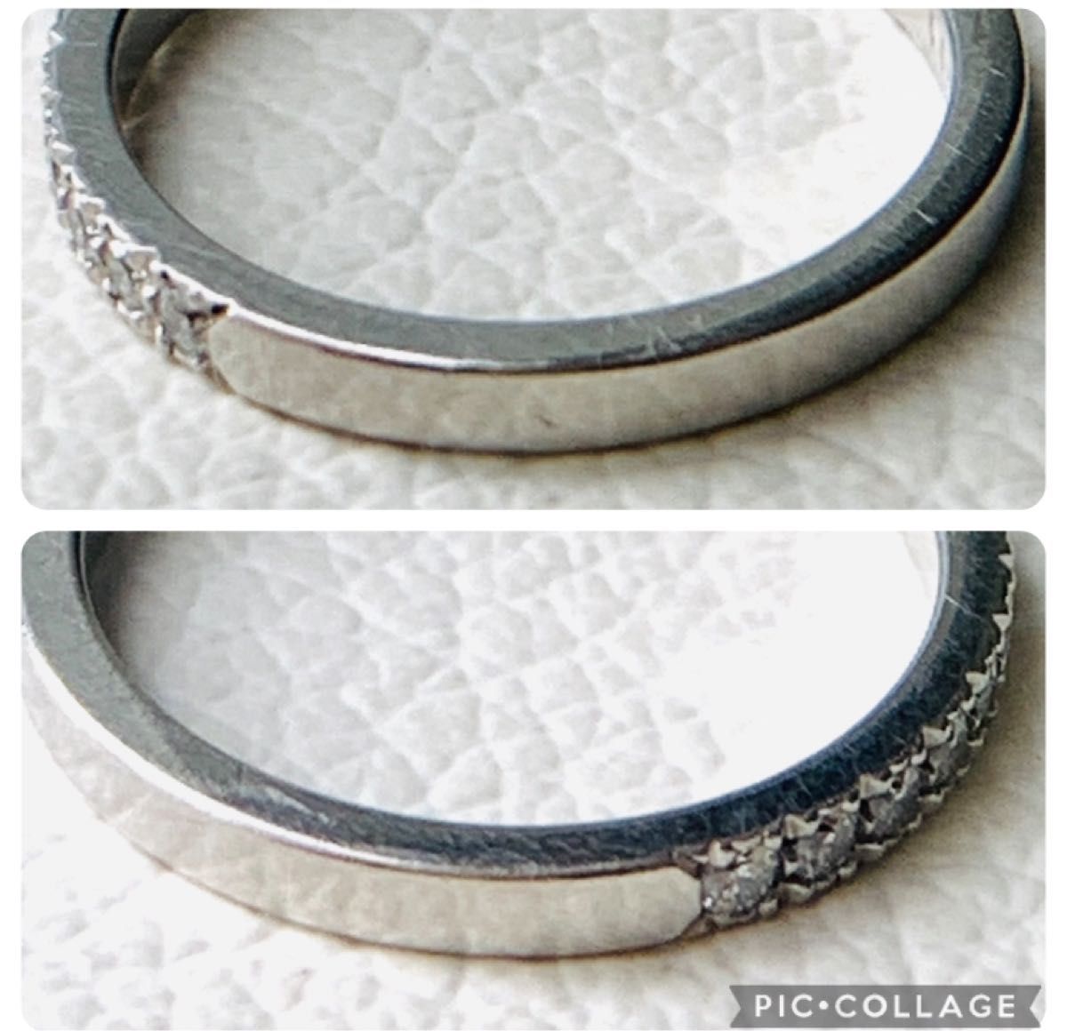 ティファニー TIFFANY ハーフエタニティ リング 指輪 pt950 ティファニー TIFFANY ハーフエタニティ リング 指輪 pt950