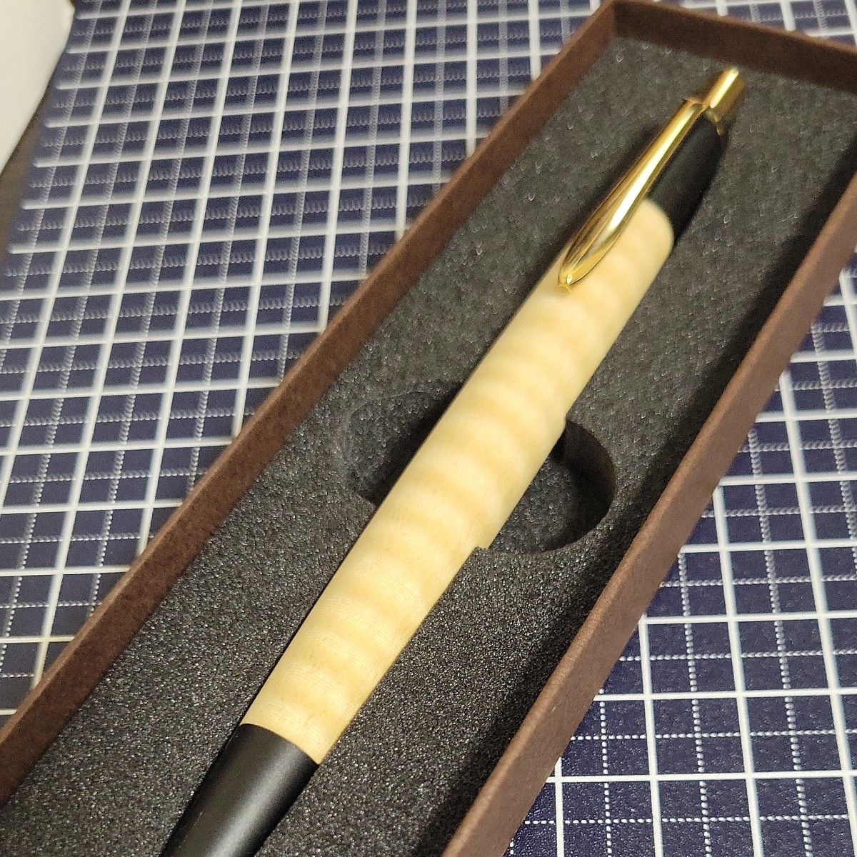 野原工芸似シャープペンシル 栃縮杢 アルミ金具 ボナンペン 野原工芸似シャープペンシル 栃縮杢 アルミ金具 ボナンペン