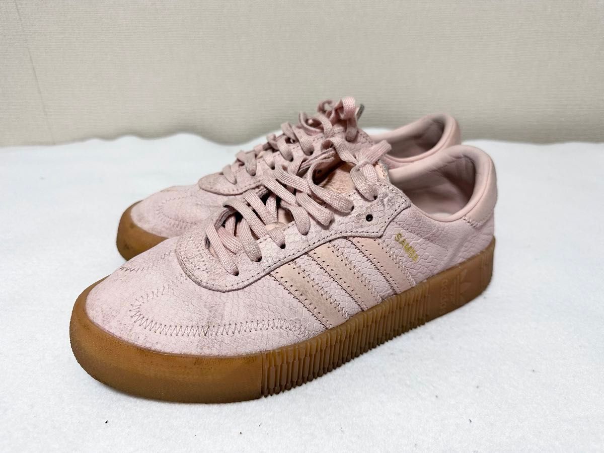 adidas SAMBAROSE W サンバローズ ピンク 厚底 24 5cm adidas SAMBAROSE W サンバローズ ピンク 厚底 24 5cm