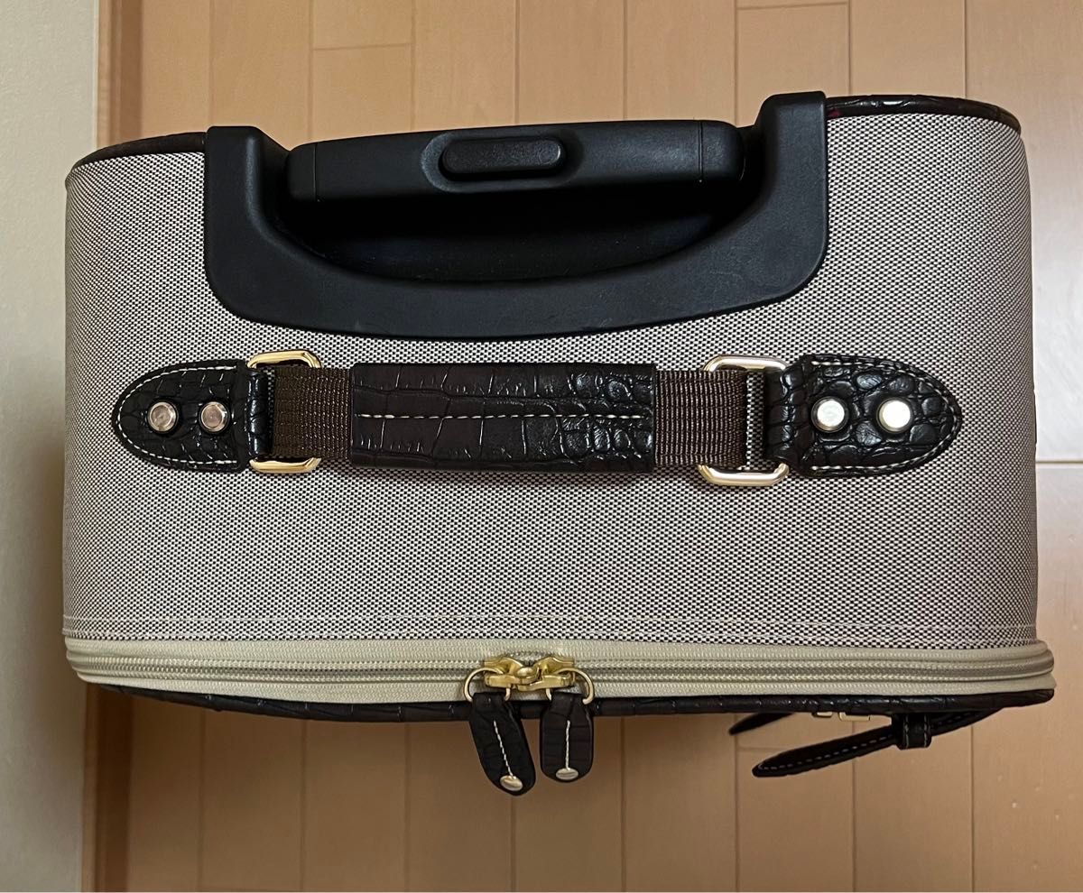 Swany スワニー トランクキャリー バッグ クロコダイル型押し Swany スワニー トランクキャリー バッグ クロコダイル型押し