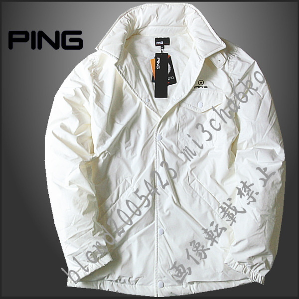 # новый товар [PING GOLF] булавка Golf Octa CPCP удобный материалы . способ водоотталкивающий с хлопком подкладка объединение теплоизоляция коуч жакет #WH/LL(XL)