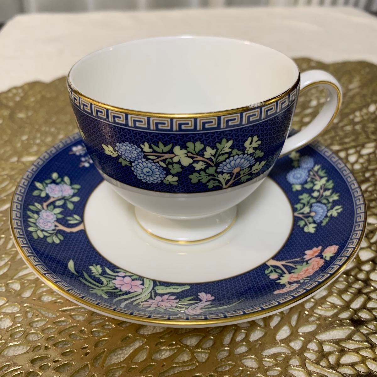 ウェッジウッド カップ ソーサー 廃盤 希少柄WEDGWOOD ブルー ウェッジウッド カップ ソーサー 廃盤 希少柄WEDGWOOD ブルー