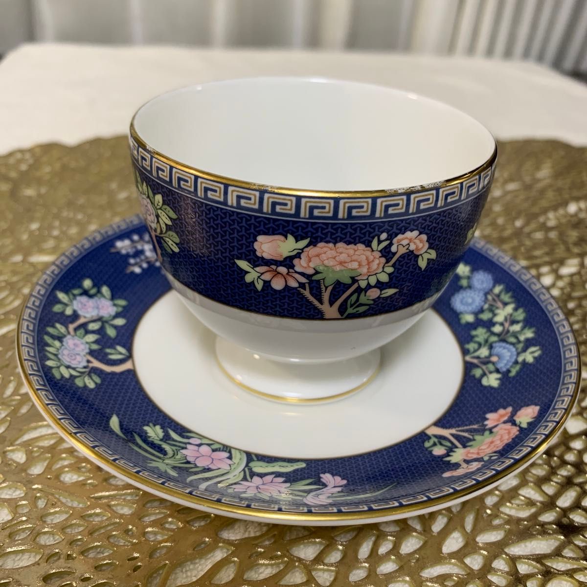ウェッジウッド カップ ソーサー 廃盤 希少柄WEDGWOOD ブルー ウェッジウッド カップ ソーサー 廃盤 希少柄WEDGWOOD ブルー