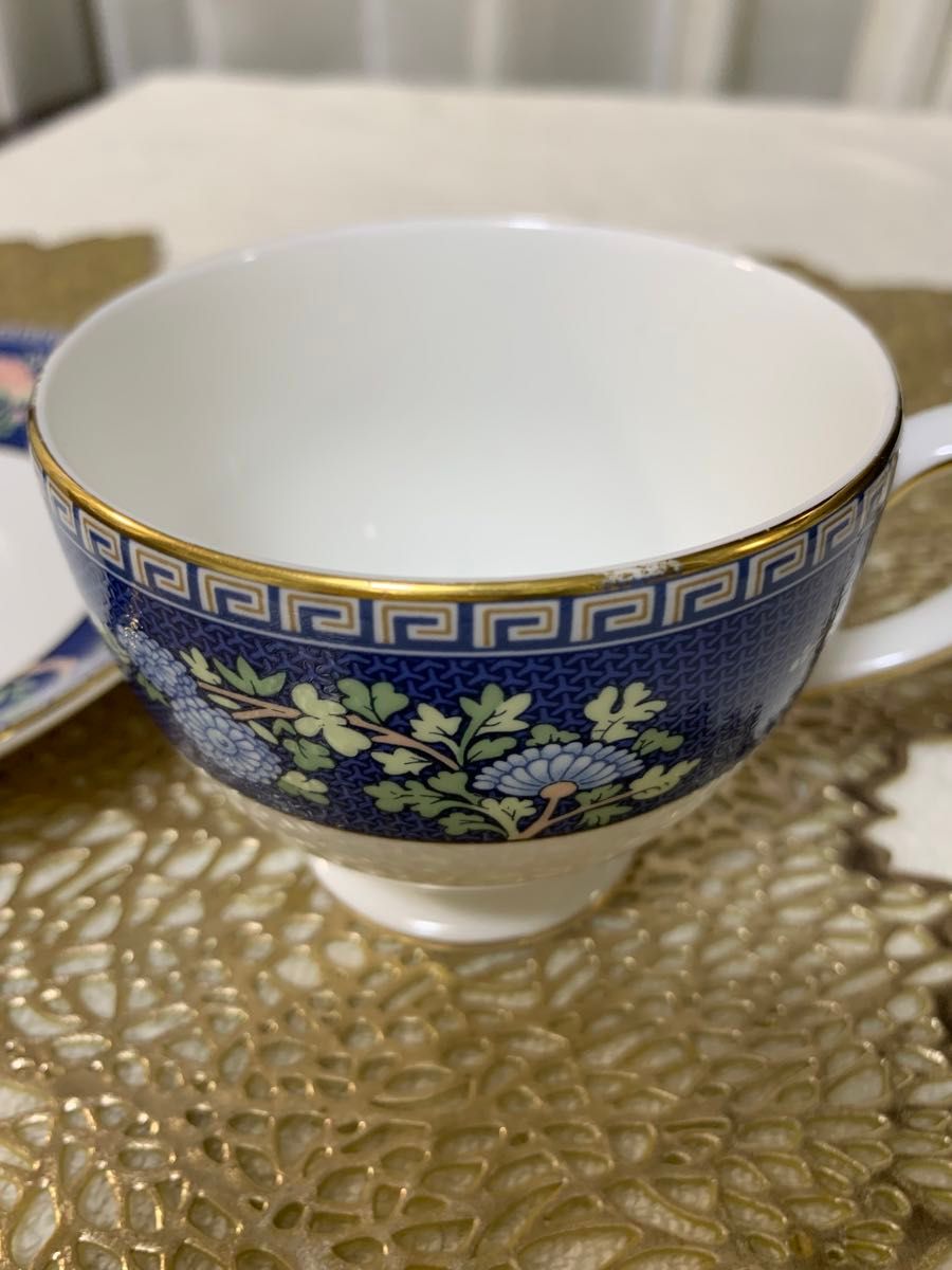 ウェッジウッド カップ ソーサー 廃盤 希少柄WEDGWOOD ブルー ウェッジウッド カップ ソーサー 廃盤 希少柄WEDGWOOD ブルー