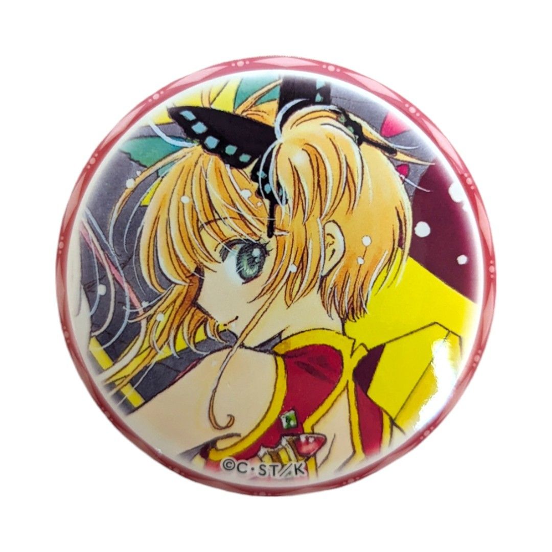 カードキャプターさくら さくら展 魔法にかけられた美術館 缶バッジ 木之本桜 美品】カードキャプターさくら さくら展 魔法にかけられた美術館