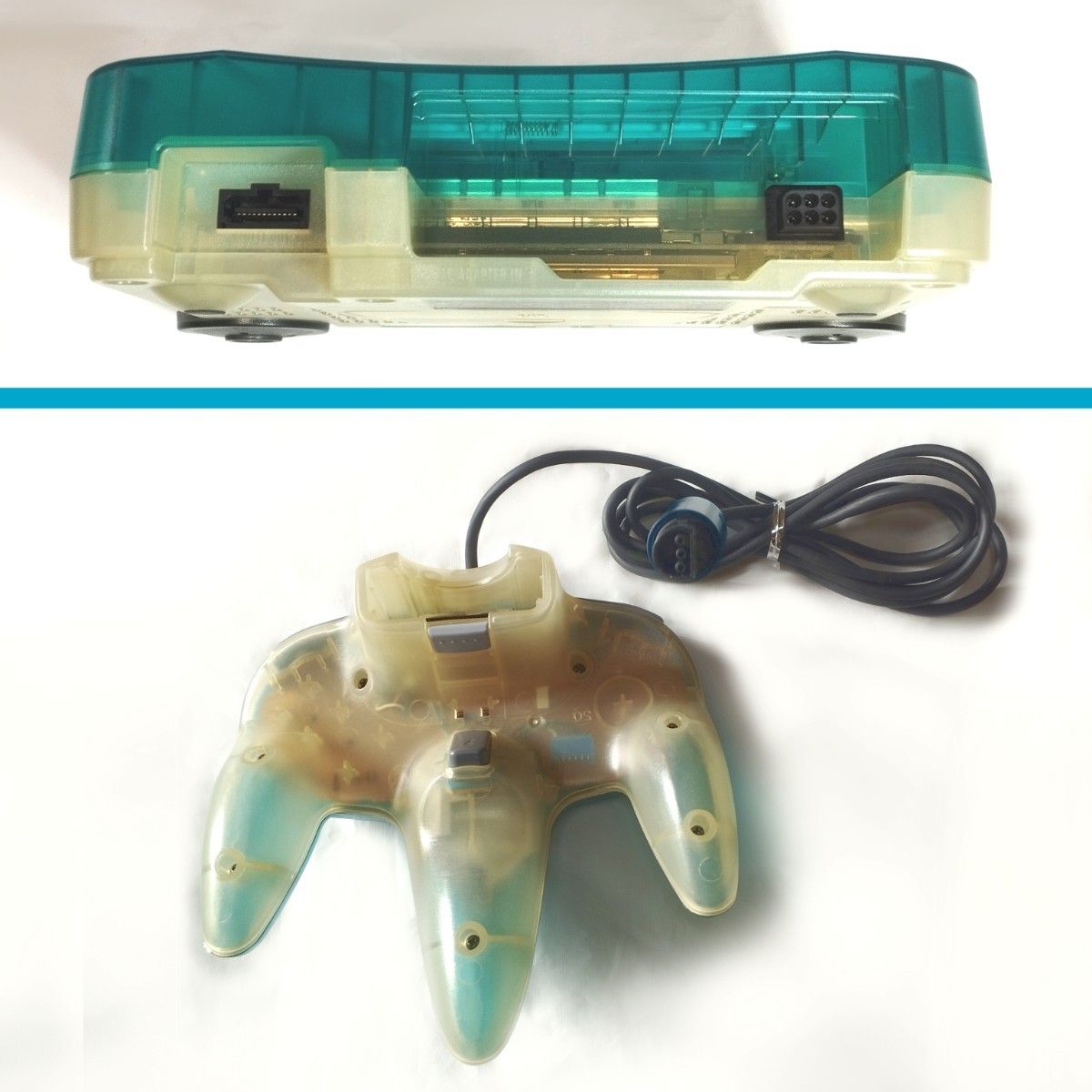 完動品 Nintendo 64 ニンテンドー クリアブルー 本体 箱 ソフト 完動品 Nintendo 64 ニンテンドー クリアブルー 本体 箱 ソフト