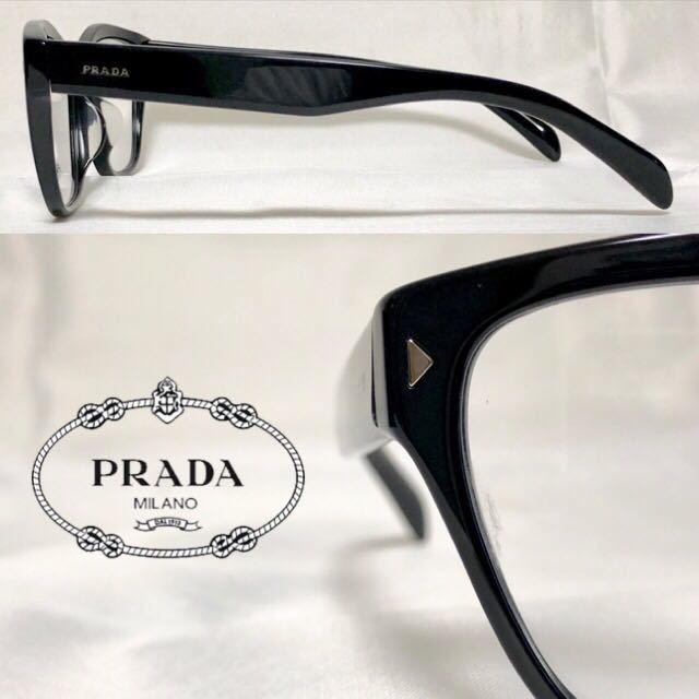  новый товар бесплатная доставка PRADA Prada оправа для очков PR27SVF 1AB101 черный 