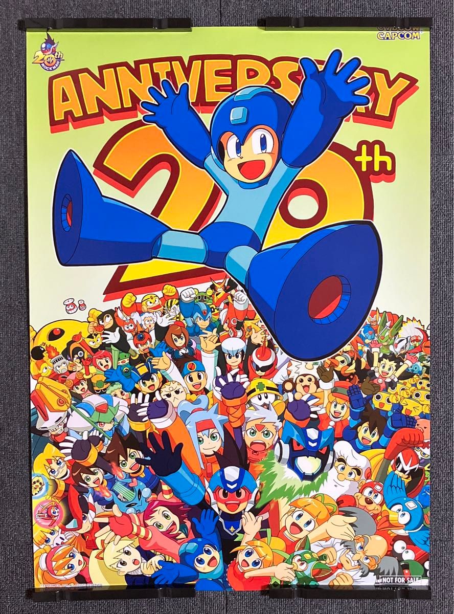 ロックマン20周年記念イベント』非売品ポスター CAPCOM カプコン ロックマン20周年記念イベント』非売品ポスター CAPCOM カプコン