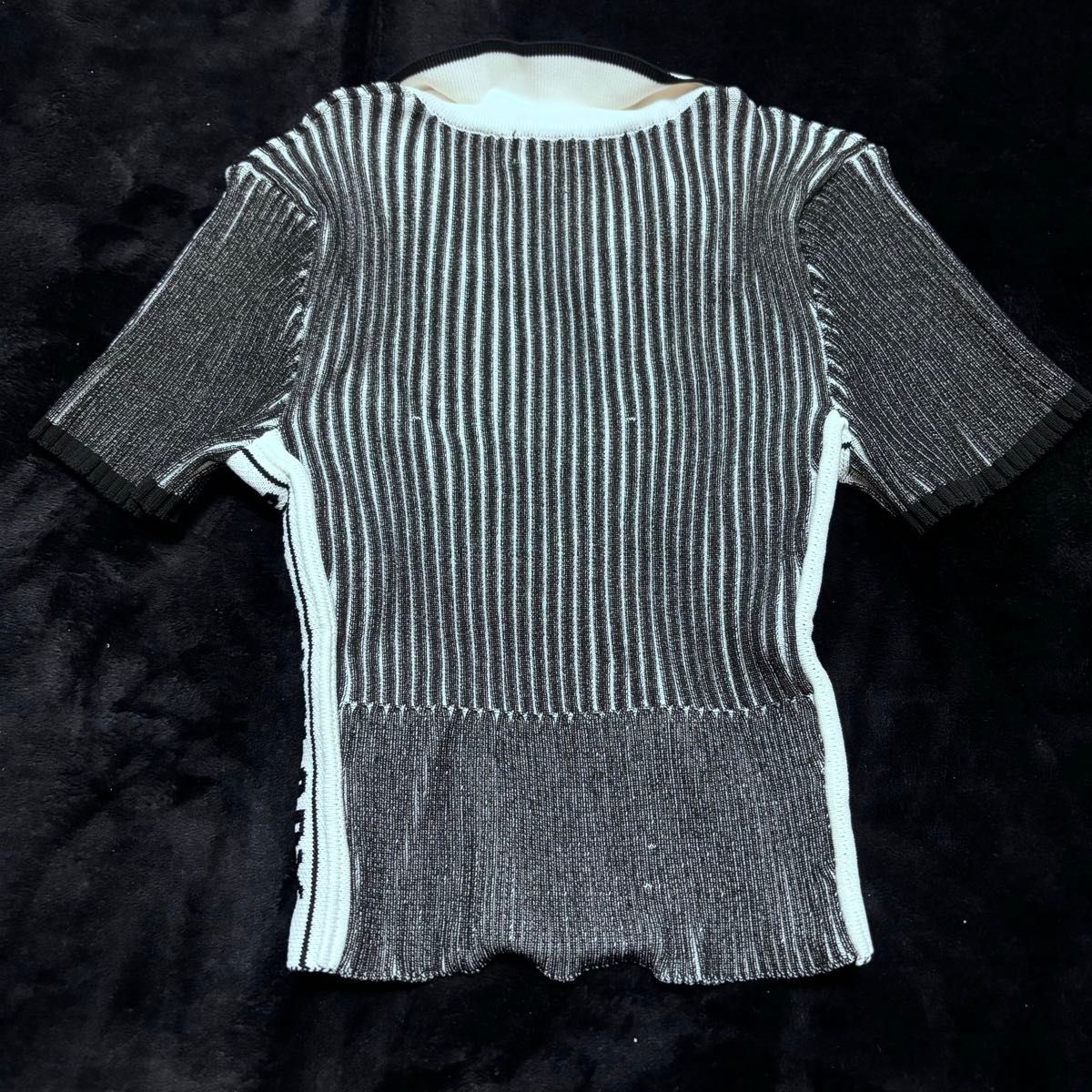 melt the lady collared knit tops メルトザレディ 半袖 Tシャツ melt the lady collared knit tops メルトザレディ 半袖 Tシャツ