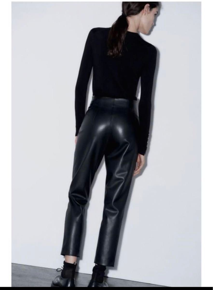 新品ZARA ザラ ハイウエストフェイスレザーパンツ|Yahoo!フリマ 新品ZARA ザラ ハイウエストフェイスレザーパンツ|Yahoo!フリマ