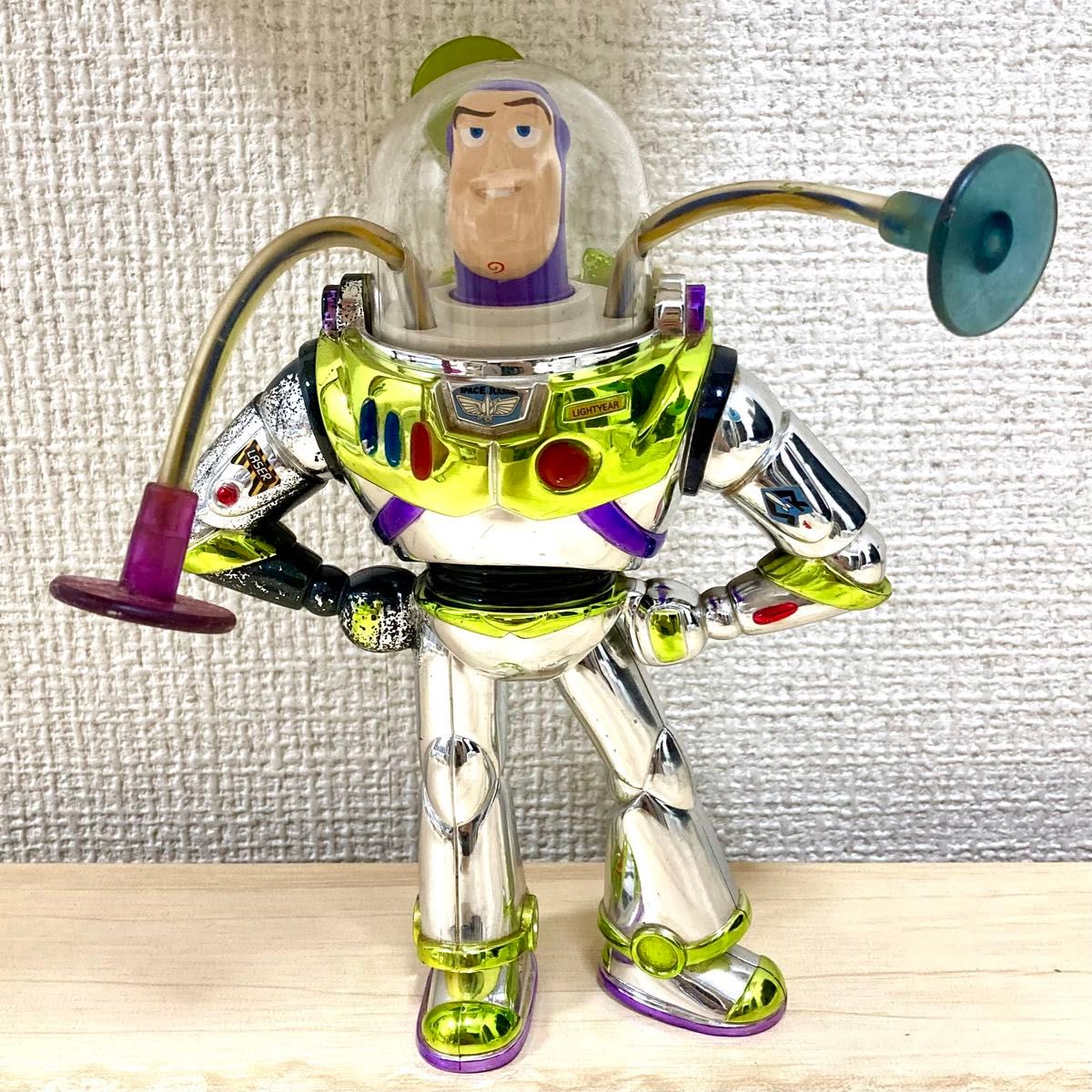 希少】海外 当時物 トイストーリー バズライトイヤー メタリック 希少】海外 当時物 トイストーリー バズライトイヤー メタリック