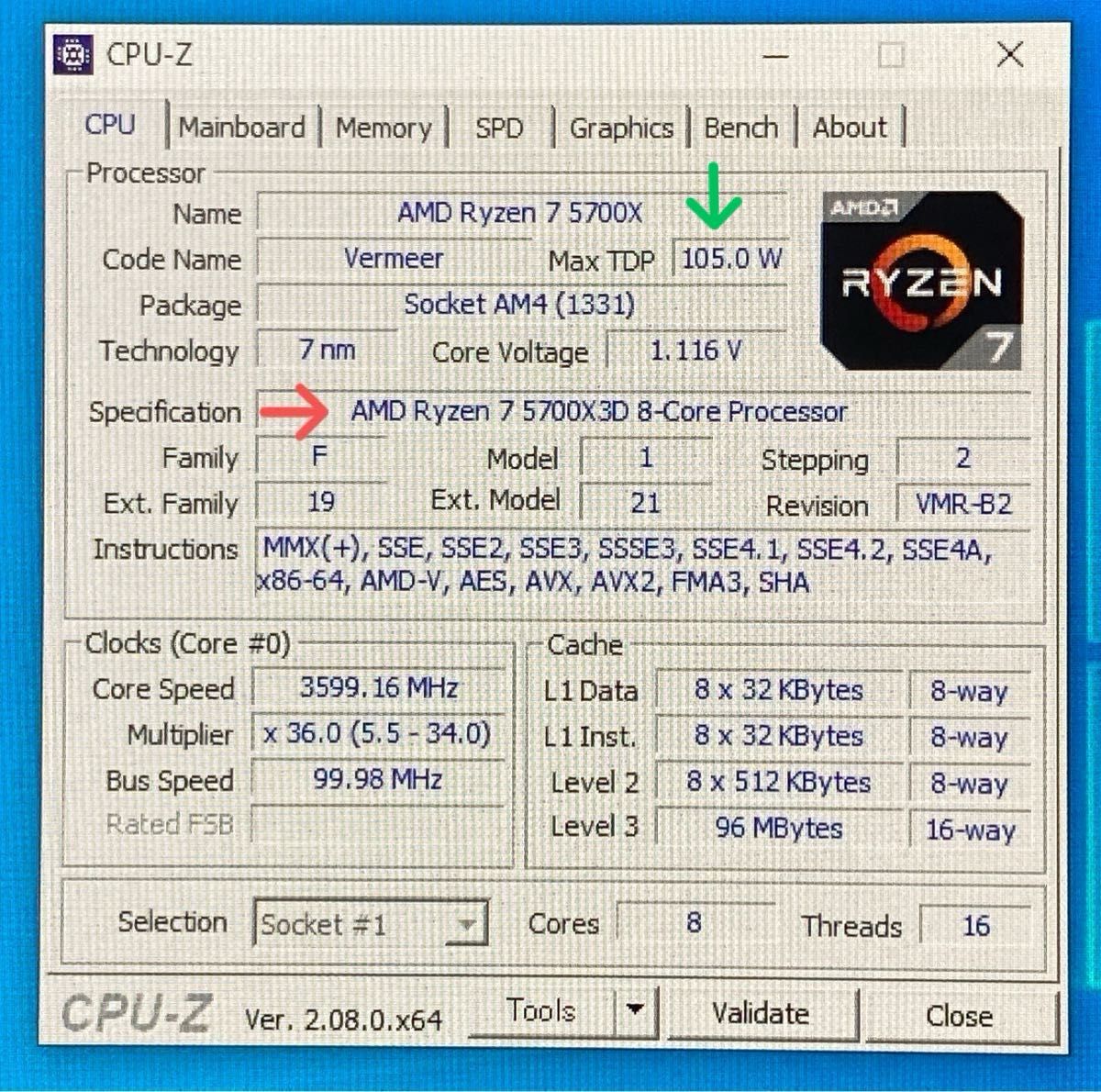 AMD Ryzen7 5700X3D|Yahoo!フリマ(旧PayPayフリマ) AMD Ryzen7 5700X3D|Yahoo!フリマ(旧PayPayフリマ)