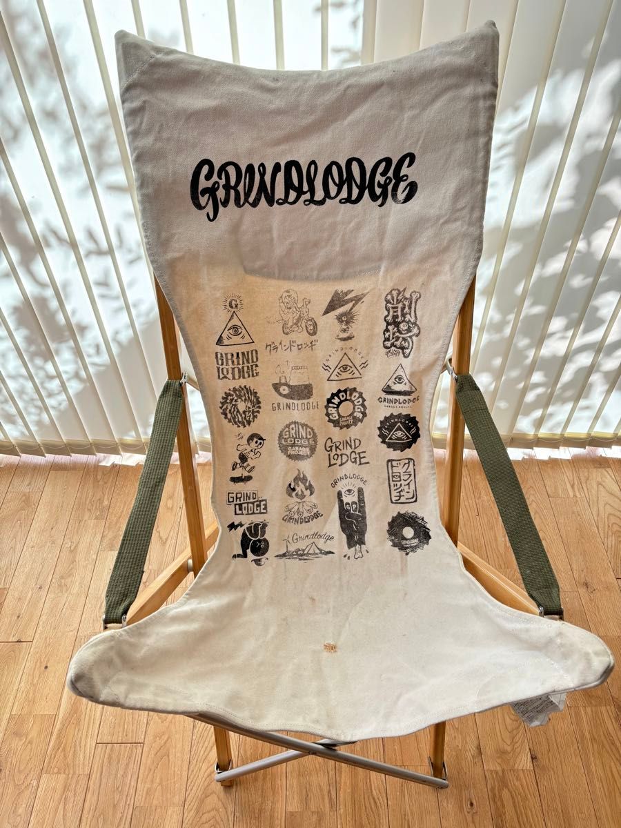 Take チェア ロング grindlodge生刷り スノーピーク 収納袋付 2 Take チェア ロング grindlodge生刷り スノーピーク 収納袋付 2