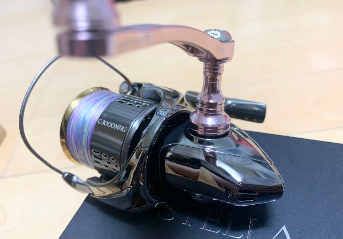 シマノ 18ステラ C3000MHG リブレハンドル ライトアーム70さくら シマノ 18ステラ C3000MHG リブレハンドル ライトアーム70さくら
