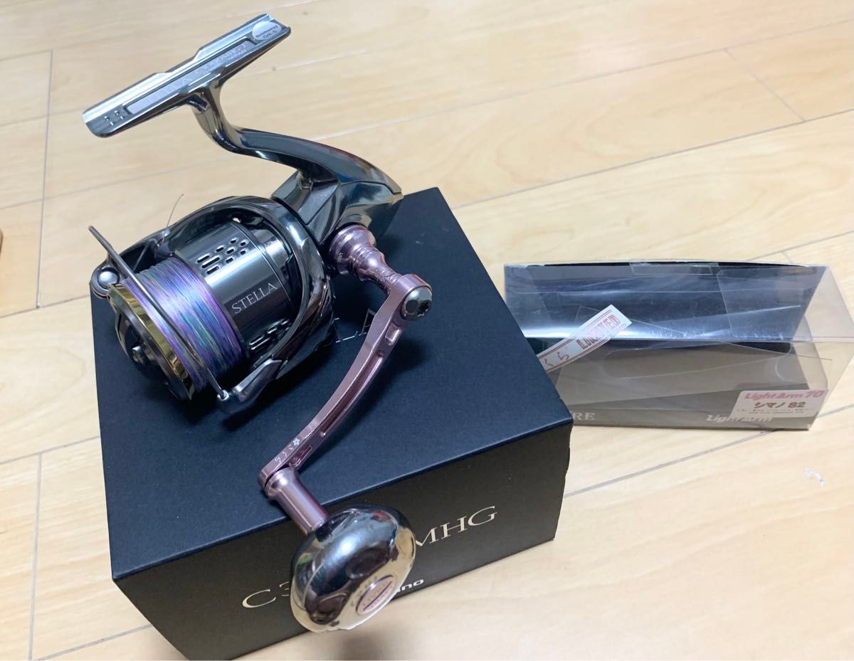シマノ 18ステラ C3000MHG リブレハンドル ライトアーム70さくら シマノ 18ステラ C3000MHG リブレハンドル ライトアーム70さくら