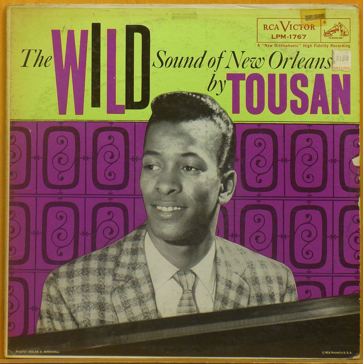 ◇激レア!美盤!MONO!★Tousan (Allen Toussaint)「The Wild Sound Of New Orleans By Tousan」USオリジLP #57419_画像1