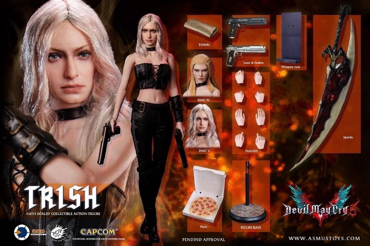 デビルメイクライ 缶バッジ カプコンバー トリッシュ Asmus Toys DMC504 デビルメイクライ5 トリッシュ Trish|Yahoo
